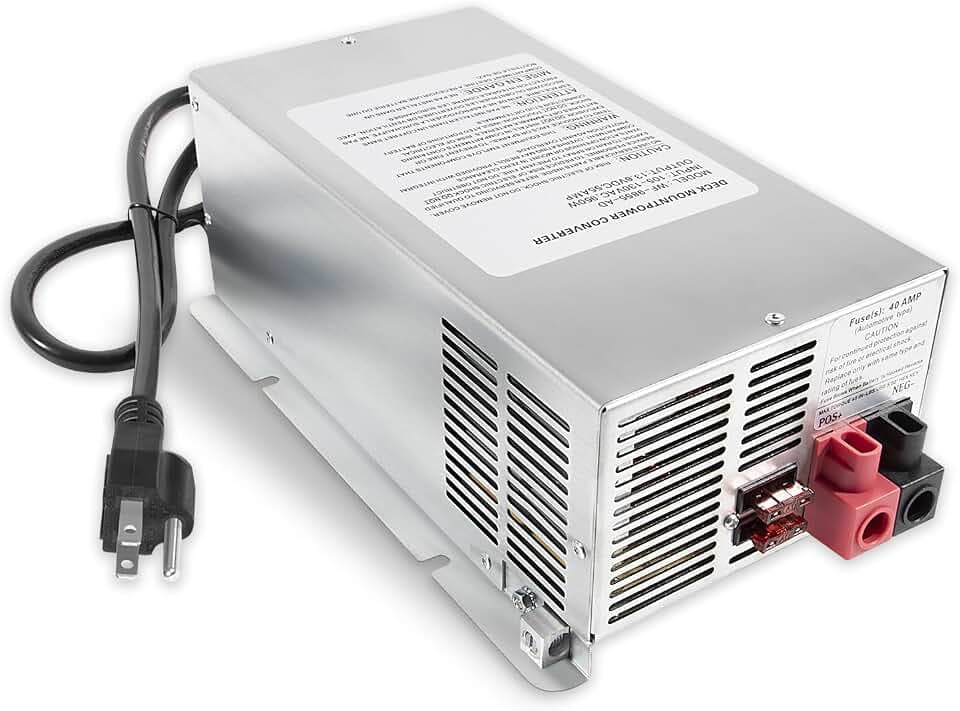 WF-9855 55 Amp Deck Mount Charger/Converter with Lithium-Ion Switch Replacement for RV Trailer Camper 9800 Series