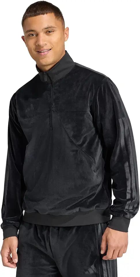 adidas Men's House of Tiro Velour Half-zip Track Top