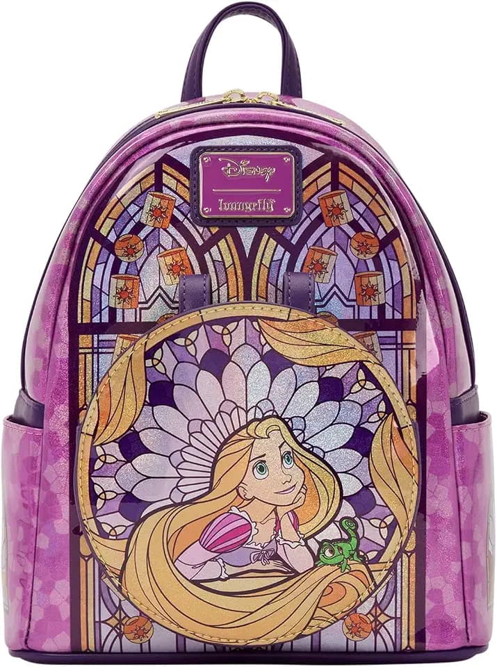 Loungefly Disney Stained Glass: Rapunzel Mini-Backpack, Amazon Exclusive