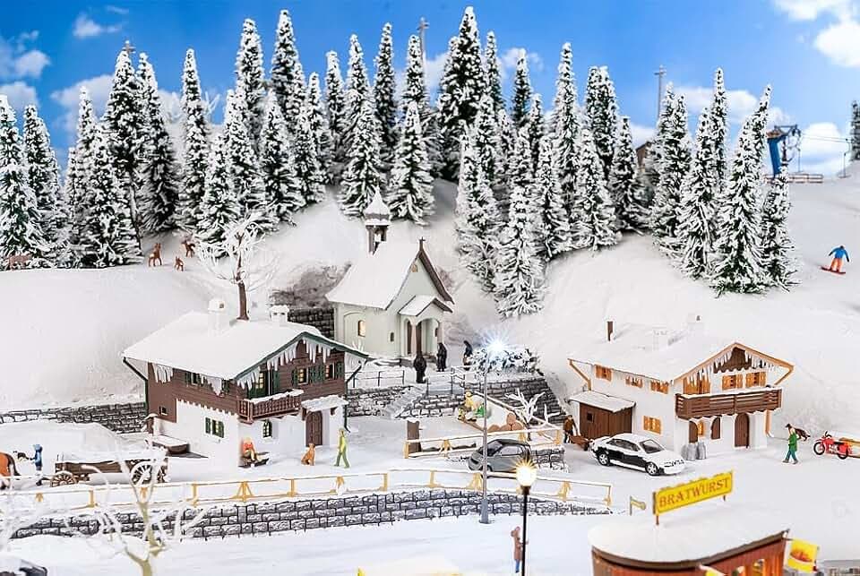 Faller 190142 - Aktions-Set Winter in den Bergen - Spurweite H0