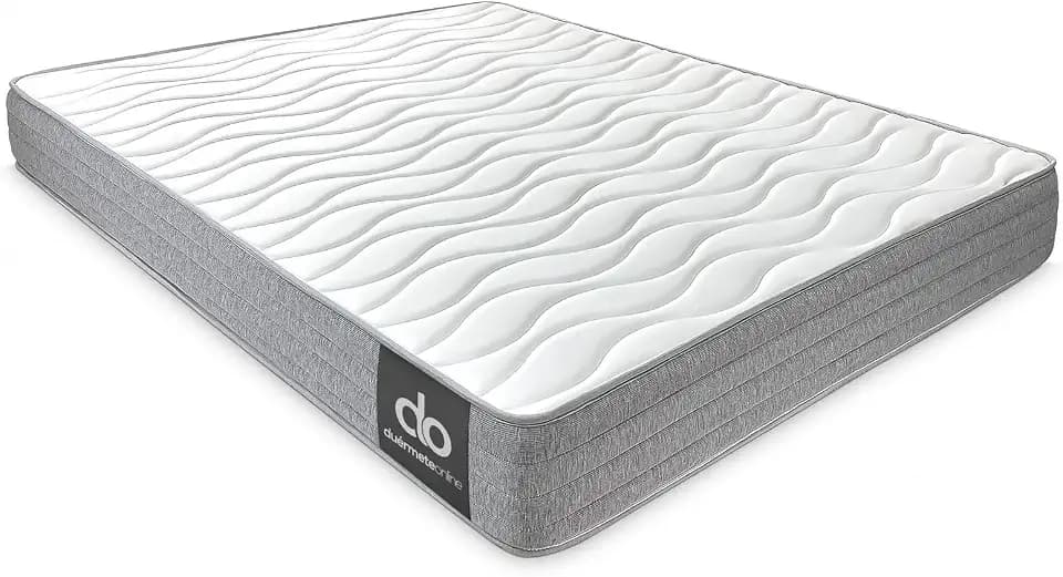 Duérmete Online - Matratze 90 x 200 cm, viskoelastisch, Frida mit Winter-/Sommerseite, ergonomisch, optimaler Komfort und Härte, hygienisch und atmungsaktiv, Dicke 21 cm