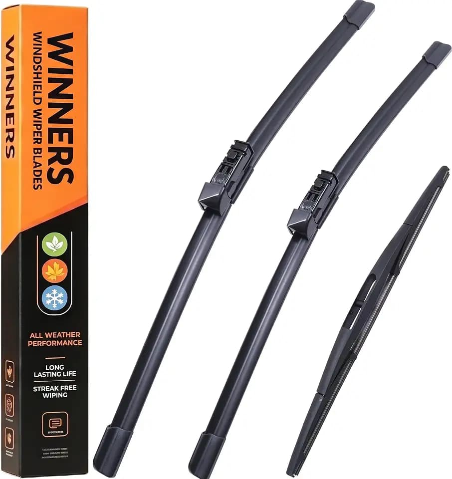 Windshield Wiper Blades for 2024 2025 2026 Subaru Crosstrek and Impreza - 26"+16" Front + 14" Rear Wipers Set of 3, Complete All-Weather Beam Blade Replacement Kit