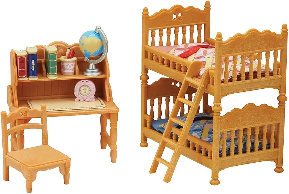 Calico Critters - Children's Bedroom Set - Dollhouse Furniture Sets