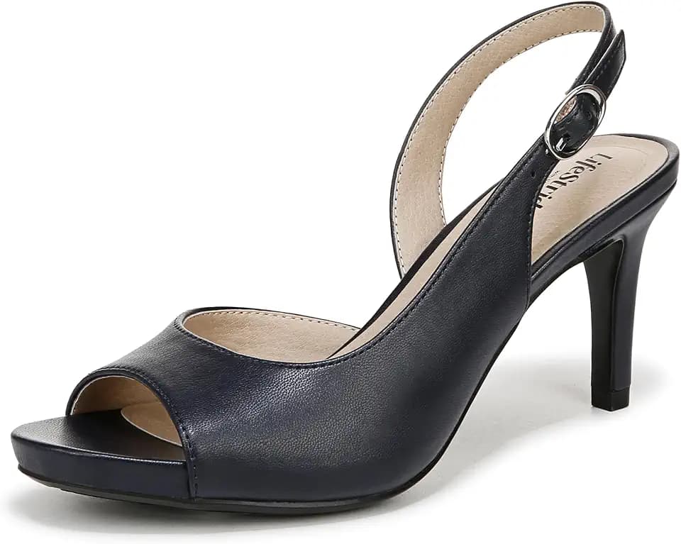 LifeStride Damen Teller 2 Slingback Peep Toe PumpPumps