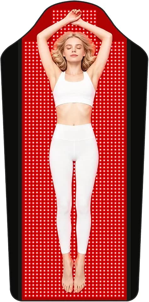 Full Body Red Light Therapy Bed with 1707 LEDs, 73" x 36", FSA&HSA
