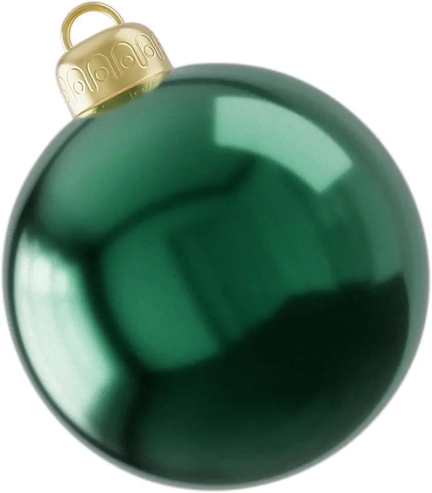 Outdoor PVC Inflatable Balls - Green 24 Inch Giant Ball for Christmas Decor