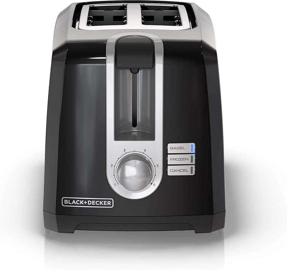 BLACK+DECKER 2-Slice Toaster with Extra-Wide Slots