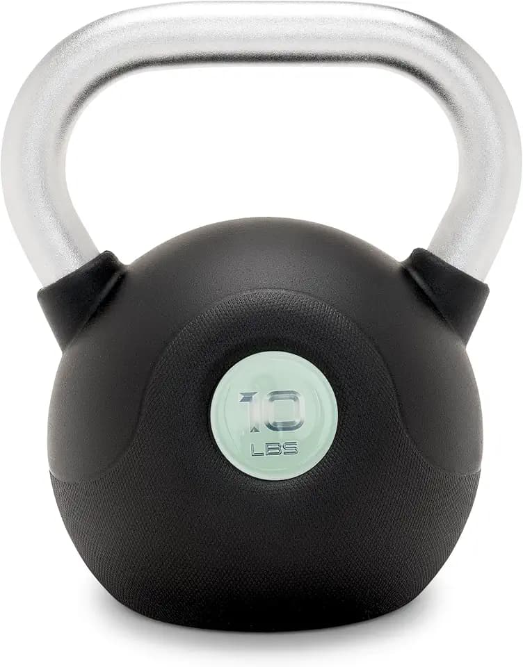 Marcy PU Coated Kettlebell, Steel Handle - 10 to 40 lbs. Sold Individually