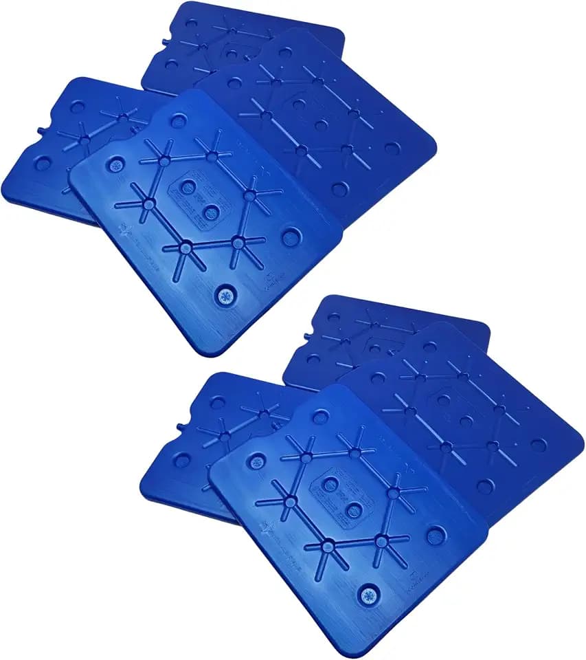 8er Set XXL Kühlakku 900 ml – Freezeboard 32 x 25 cm