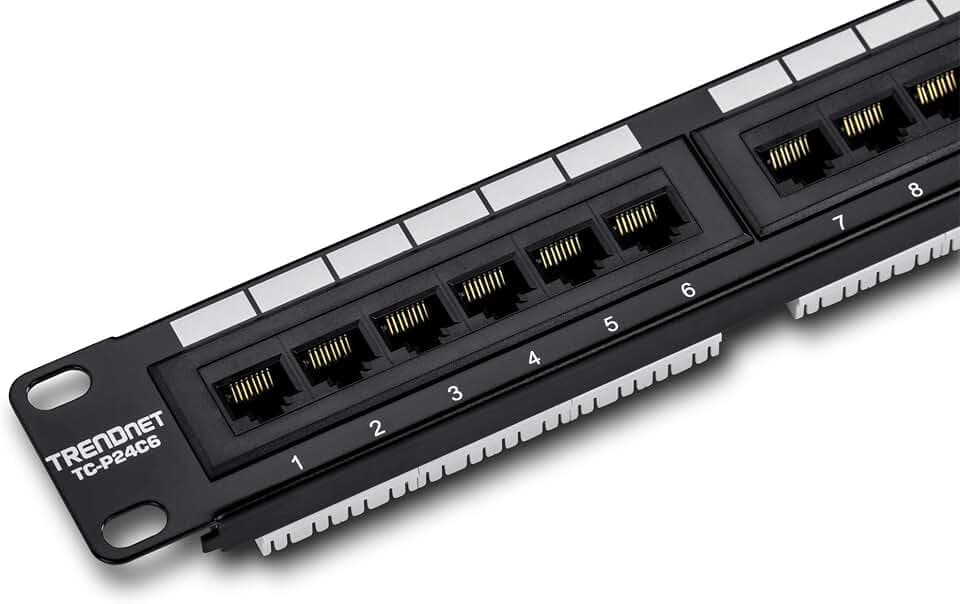 TRENDnet 24-Port Cat6 Unshielded Patch Panel,TC-P24C6