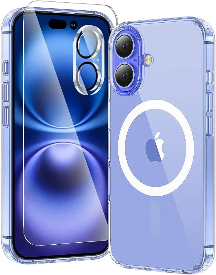 toushion 3 in 1 for iPhone 16 Plus Case Clear