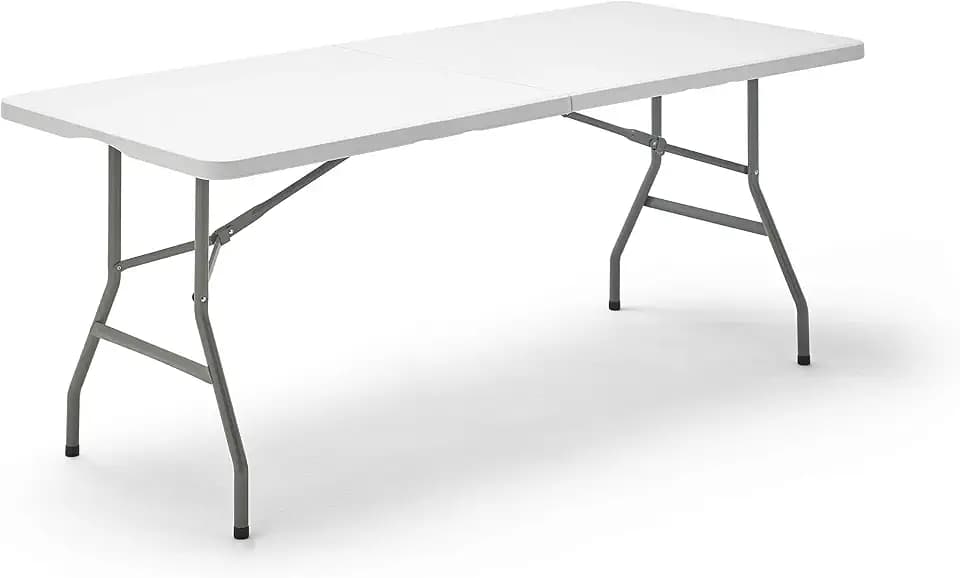 KG KITGARDEN - Klapptisch, tragbar, multifunktional, 180 x 74 x 74 cm, Weiß
