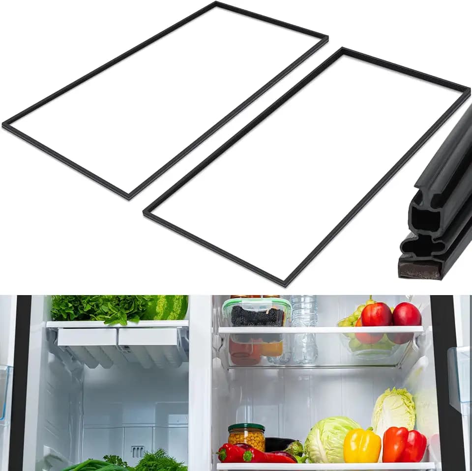 2 Pcs Refrigerator Door Gasket Compatible with 810803 Magnetic