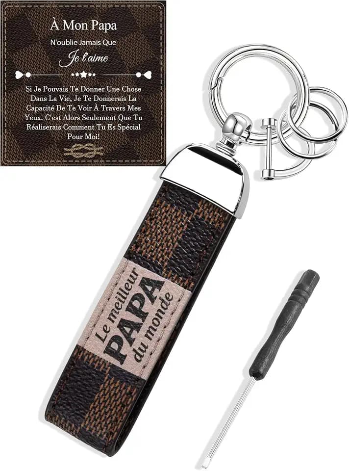 CheersLife Schlüsselanhänger für Papa, Geschenk für Papa, Vatertagsgeschenk FR