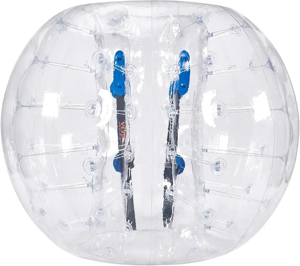 VEVOR Inflatable Bumper Ball, 4FT/5FT Body Sumo Zorb Balls for Teen, 0.8mm Thick PVC Human Hamster Bubble Balls for Outdoor Team Gaming Play, Bumper Bopper Toys for Garden, Yard, Park