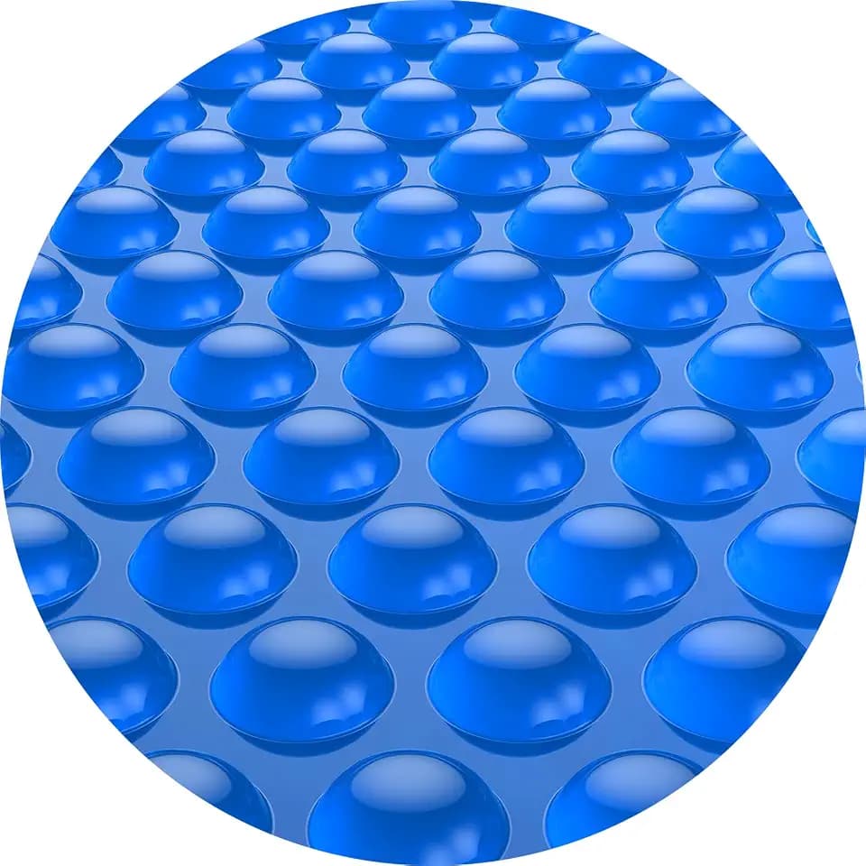 BigXwell Heavy-Duty Solar Pool Cover 12ft Round - 16Mil Blue