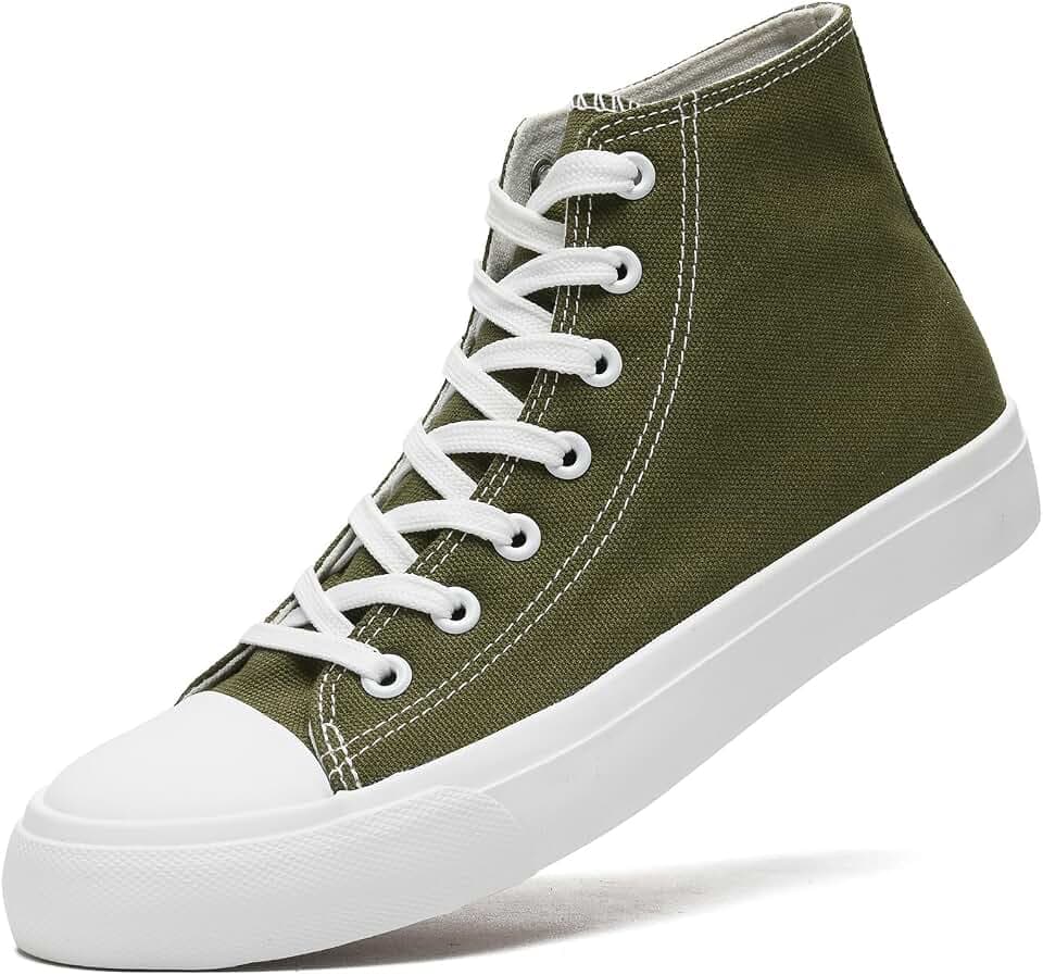 sharllen Sneaker Stoffschuhe Damen Herren Canvas Schuhe HighTop Turnschuhe
