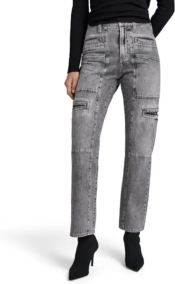 G-Star Damen Jeans Viktoria Utility High Straight Jeans