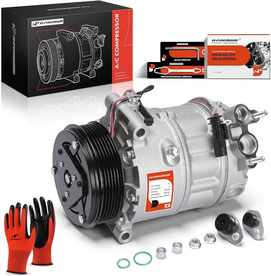 A-Premium Air Conditioner AC Compressor with Clutch