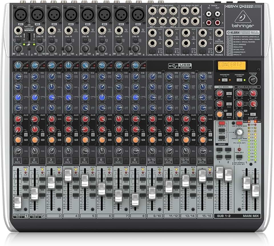 Behringer QX2222USB Xenyx 12 Kanal Mixer