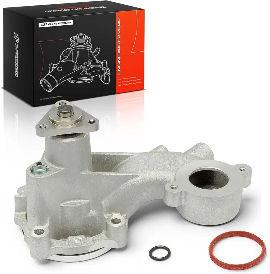 A-Premium Engine Water Pump (DOHC 8Cyl 5.0L) Compatible with Ford