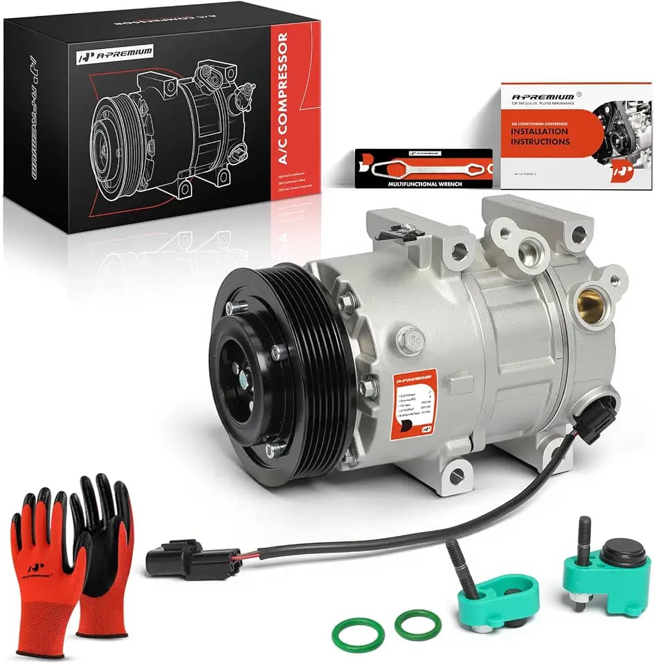 A-Premium Air Conditioner AC Compressor with Clutch