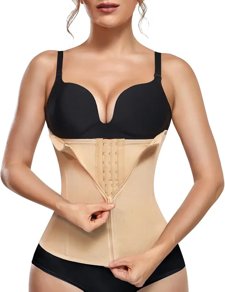 KUMAYES Korsett Damen Waist Trainer Cincher Korsage Taillenformer Bauchweggürtel Corsage Shapewear Damen bauchweg