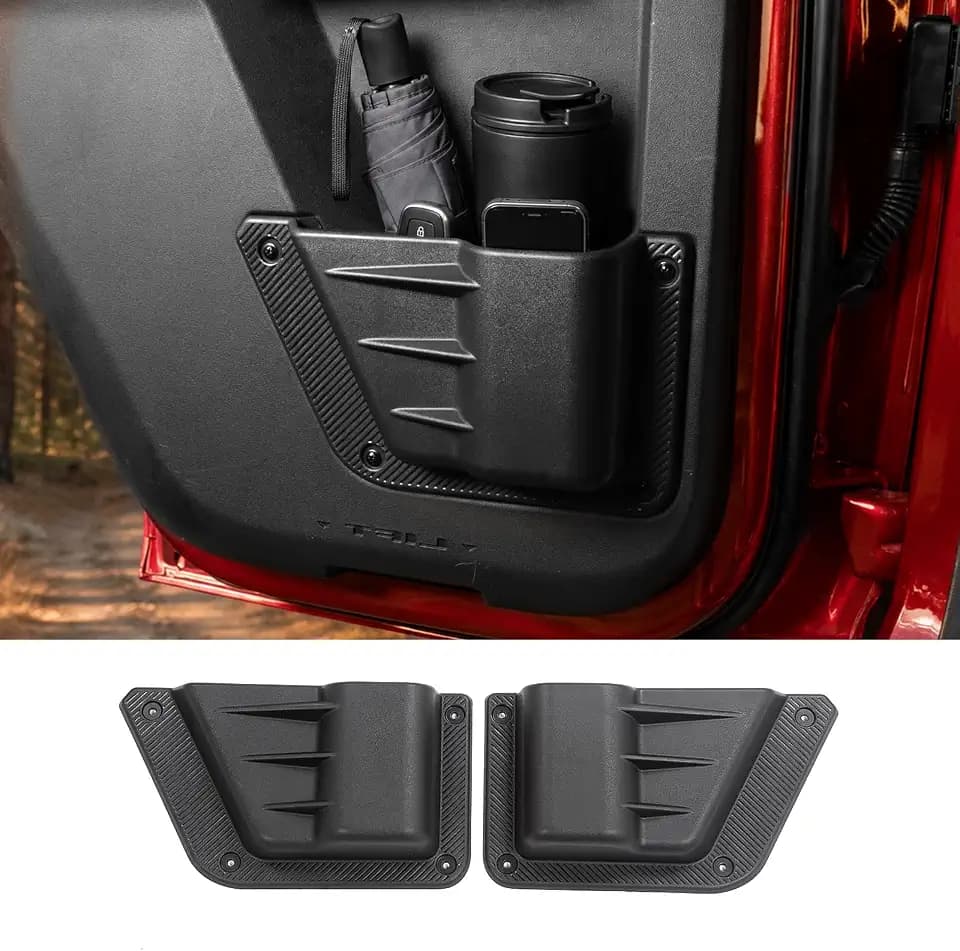 Mabett Rear Door Pockets Storage Set for 2021-2026 Ford Bronco Accessories