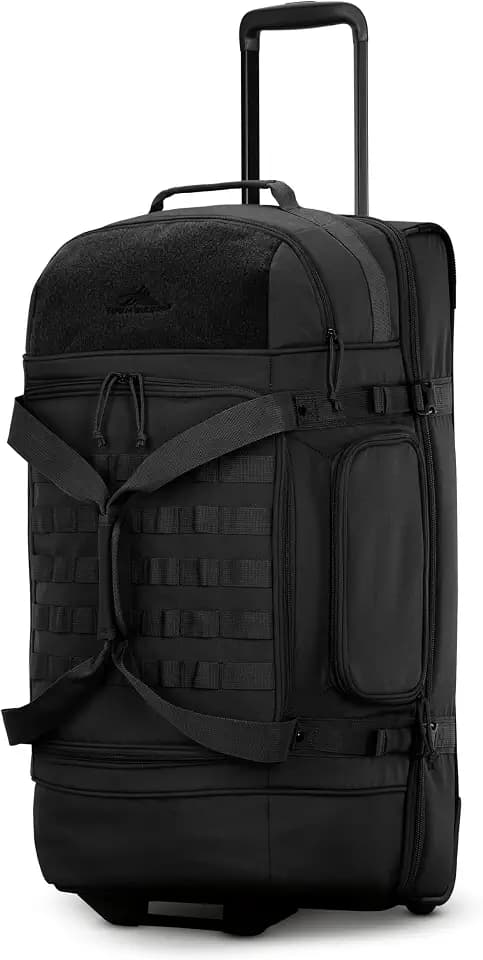 High Sierra Pathsetter Medium Wheeled Duffle - Black