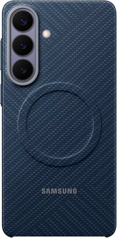 Samsung Carbon Magnet Smartphone Case EF-KS947, Hülle für das Galaxy S26+, Handy-Hülle mit Magnetring zur Anbringung von Zubehör, Schutz Case, stoßfest, dünn und griffig, Blue Violet