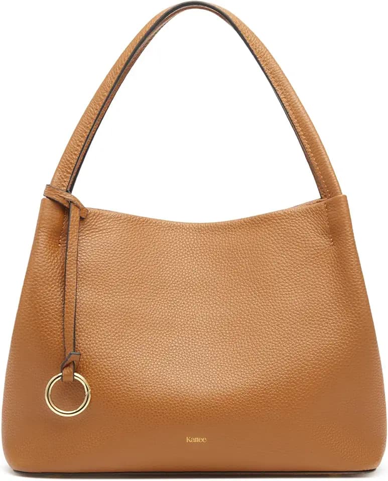 Kattee Leather Purses for Women,Small Crossbody Bags for Women Trendy,Top Handle Handbags Satchel Bag with Adjustable Strap