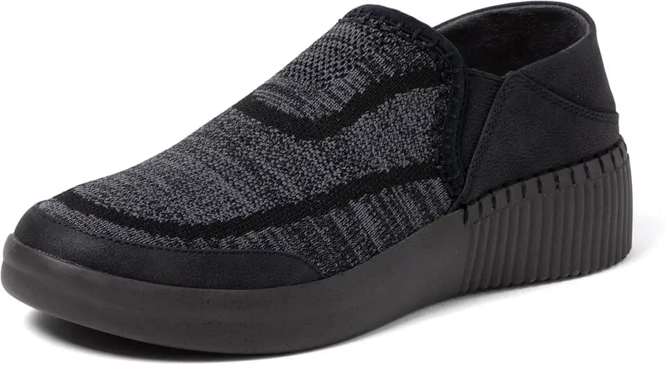Dearfoams Women's Lee Lightweight Easy on/Off Knit Sneaker