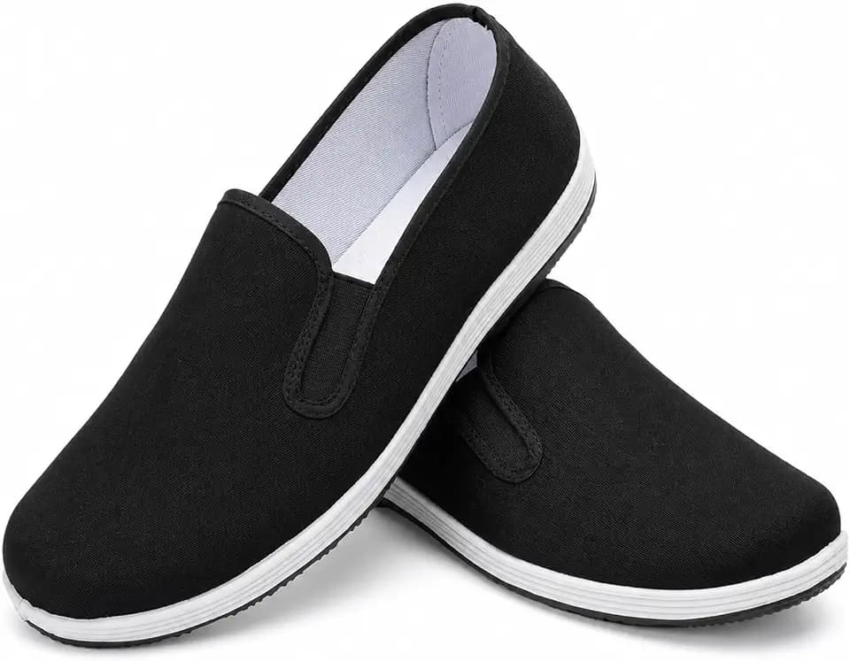 Kung Fu Tai Chi Shoes for Men Women Canvas Slip On Sneakers