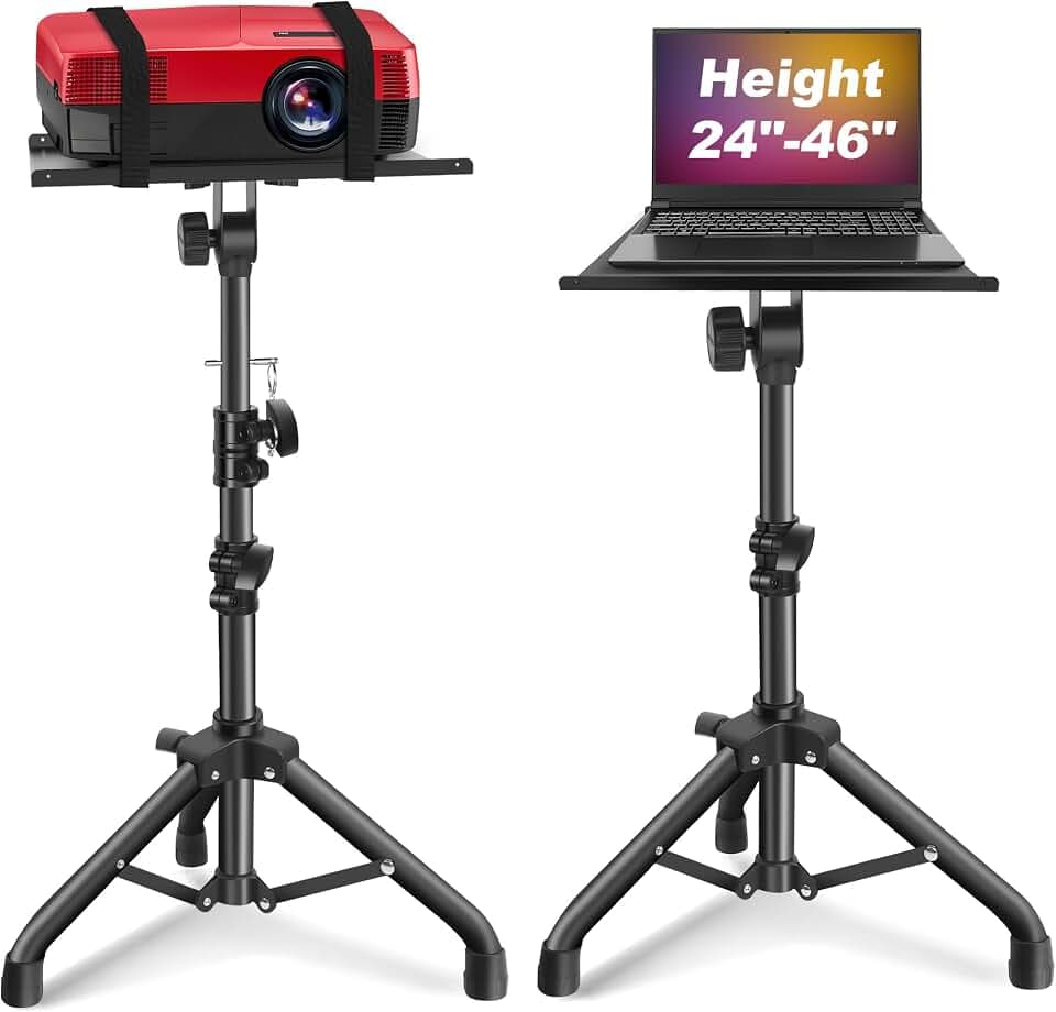 GrowDaily Projector Stand,Projector Laptop Stand Tripod Laptop Tripod Stand