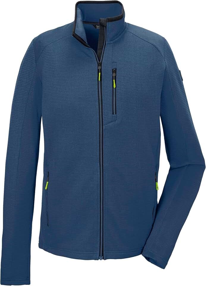 Killtec Herren Powerstretchjacke mit Stehkragen KOS 92 MN FLX JCKT, dunkelblau, L, 42800-000