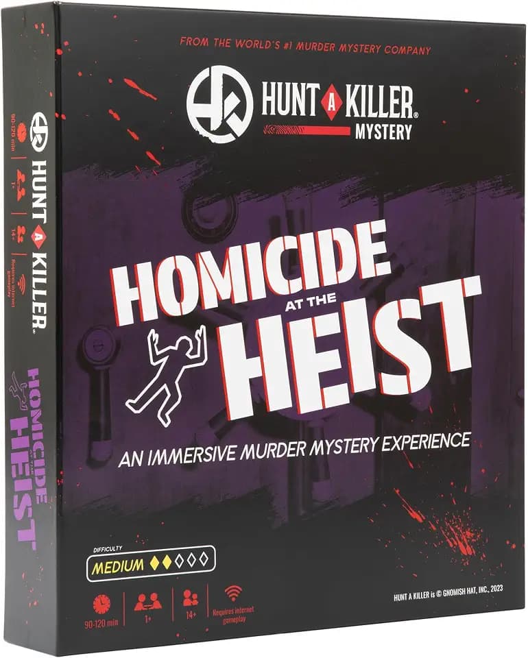 Hunt A Killer: Homicide at The Heist, Murder Mystery Game for Adults