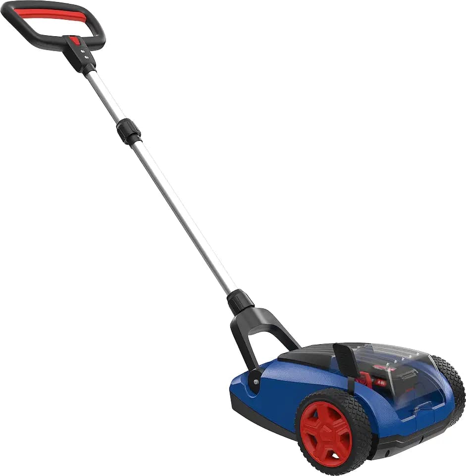 Güde Akku Einhand Rasenmäher ERM 18-201-30 (18 V, Brushless Series, 21 cm Schnittbreite, 3-Fach zentr. Schnitthöhenverstellung: 25-48 mm, bwgl. Griffholm, inkl. 2 Ah Akku und 1h Schnellladegerät)