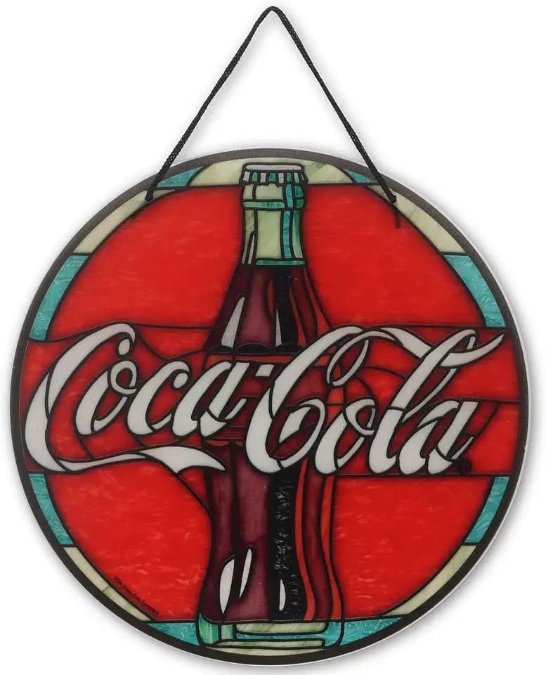 Coca-Cola Round Bottle Hanging Acrylic Wall Decor