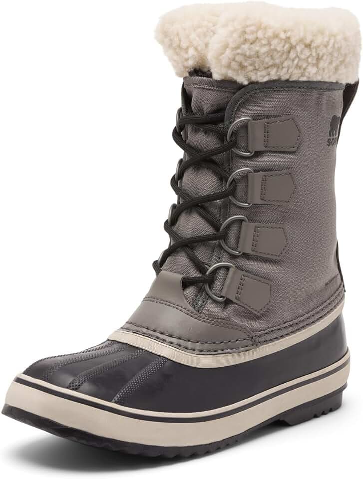 Sorel Winter Carnival Damen Warm gefütterte Schneestiefel Schwarz (Black