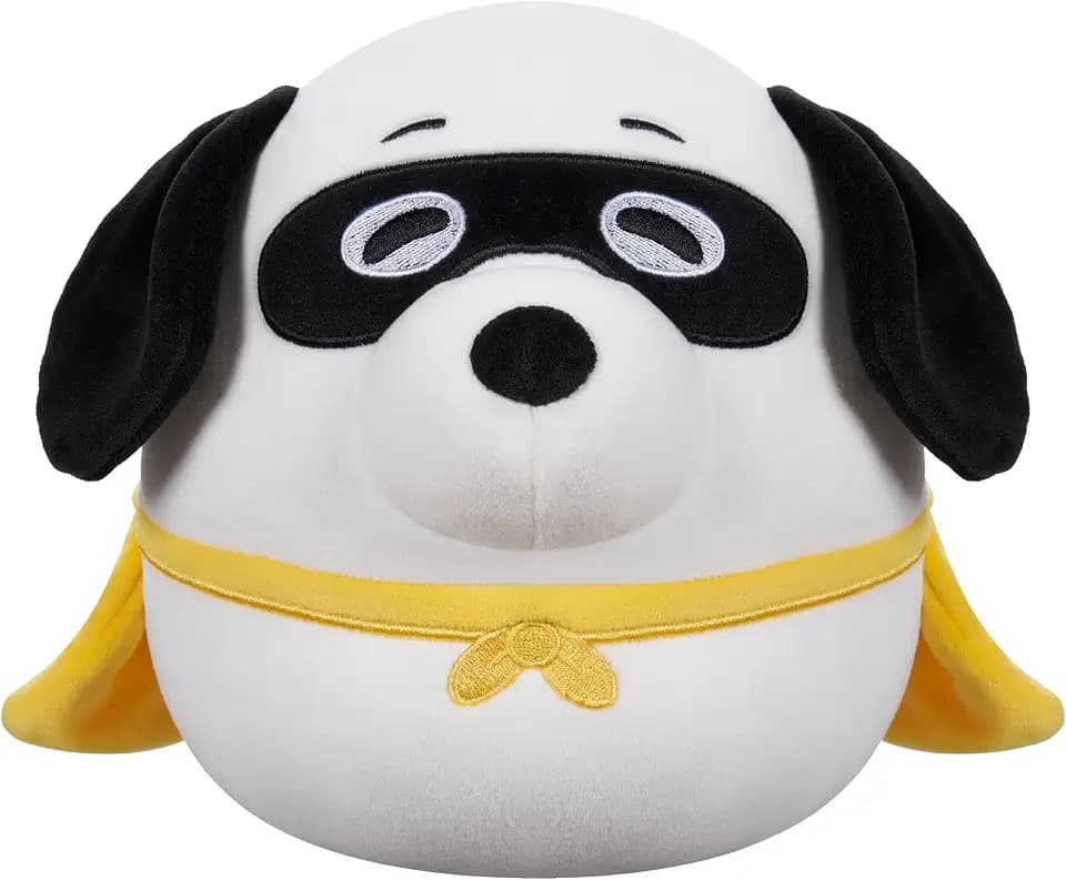 Squishmallows Original Peanuts 8-Inch Superhero Snoopy Plush - Ultrasoft Official Jazwares Plush (Little)