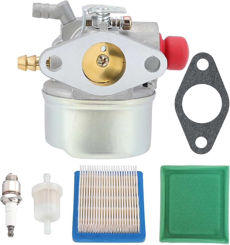 Hipa 640004 640025C Carburetor for Tecumseh 5.5HP 6HP 6.5HP Engine Carb Kit
