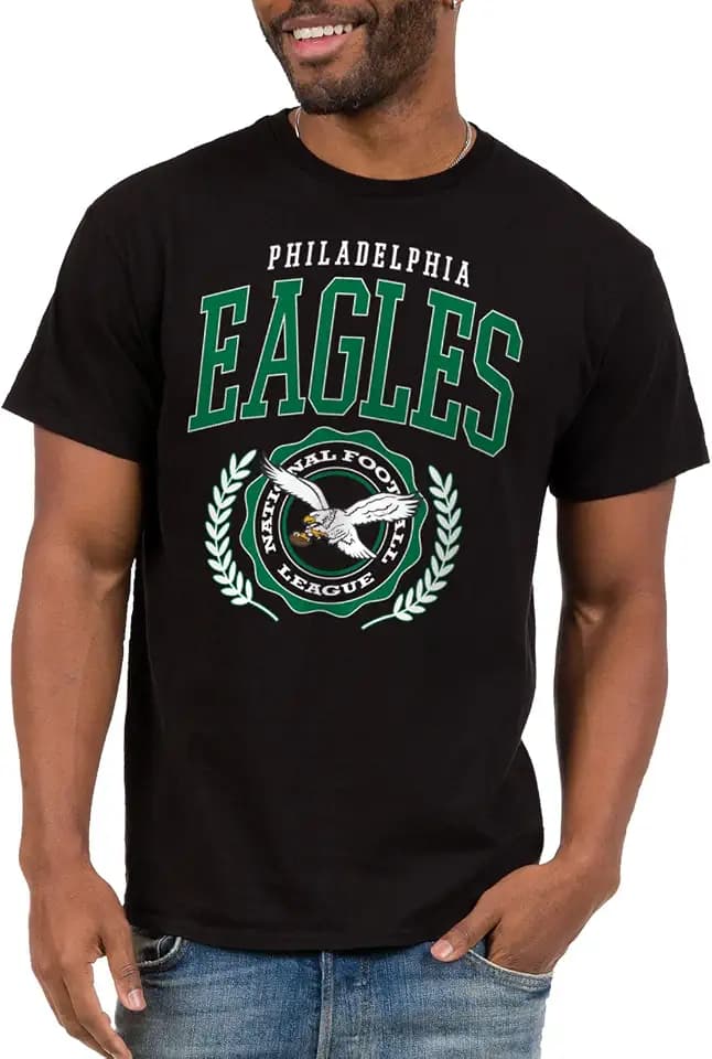 Junk Food Unisex Adult NFL Prep Short Sleeve T-Shirt