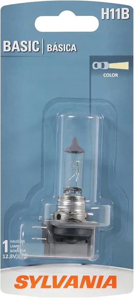 SYLVANIA H11B Basic Halogen Headlight Bulb, 1 Bulb