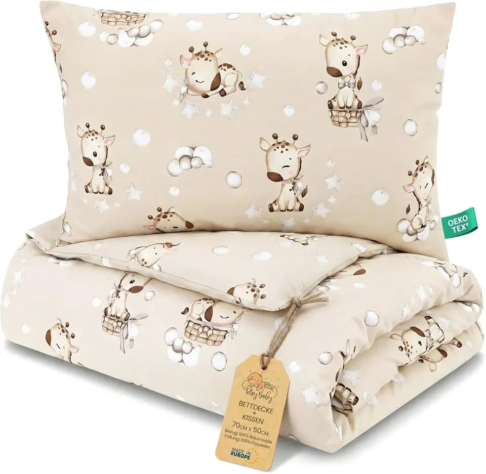 Kinderbettdecke ohne Bezug Baumwolle Set Baby Kinderdecke Kissen