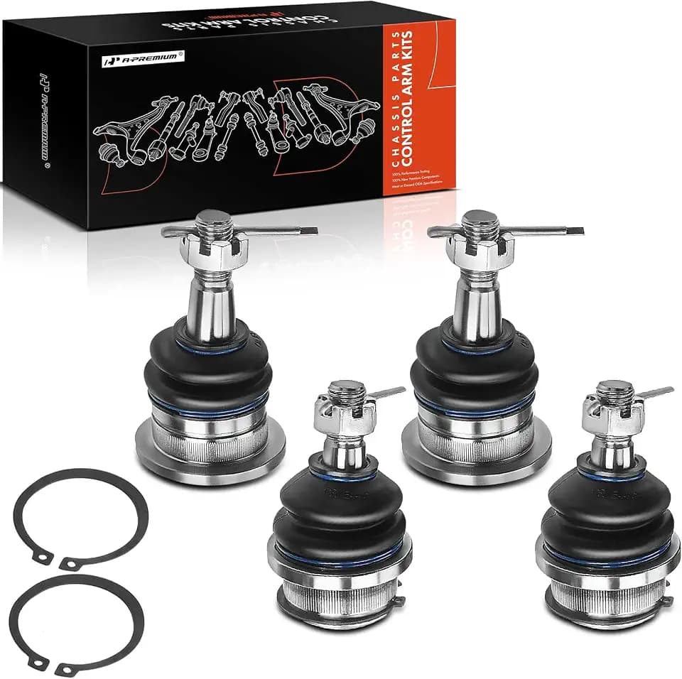 A-Premium Front Upper & Lower Ball Joint Kit, Compatible with Toyota