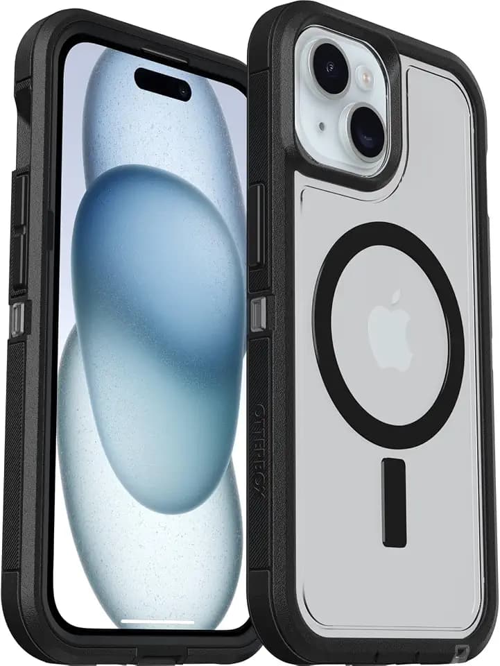 OtterBox iPhone 17e, 16e, 15, 14, 13 – Defender XT MagSafe Case - Black