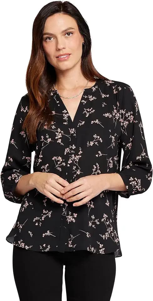 NYDJ Women's Sleeveless Pintuck