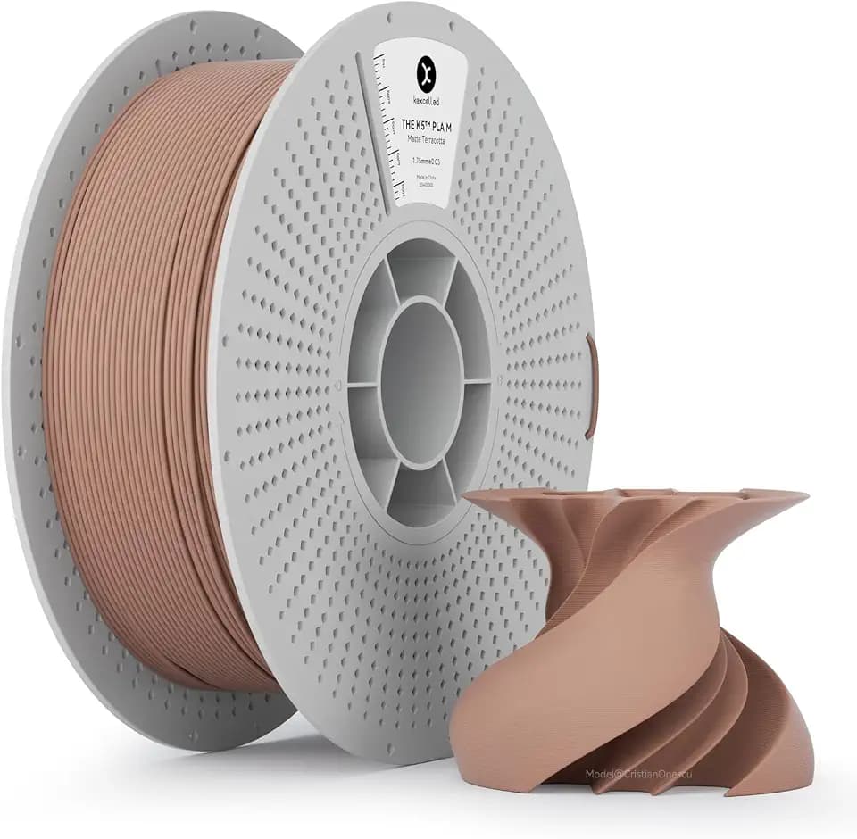 kexcelled PLA Matte Filament Terrakotta 1,75mm, 1kg Rolle Spule