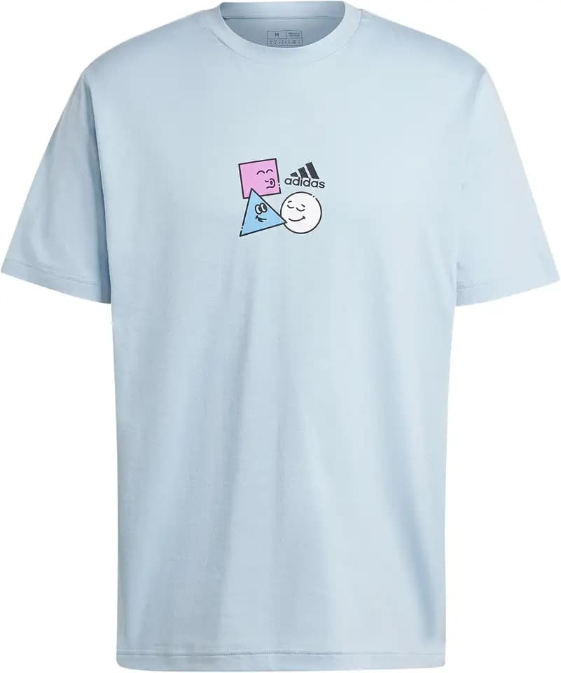 Adidas Herren Positivity Shapes Graphic Tee Kurzarm-Grafik-T-Shirt