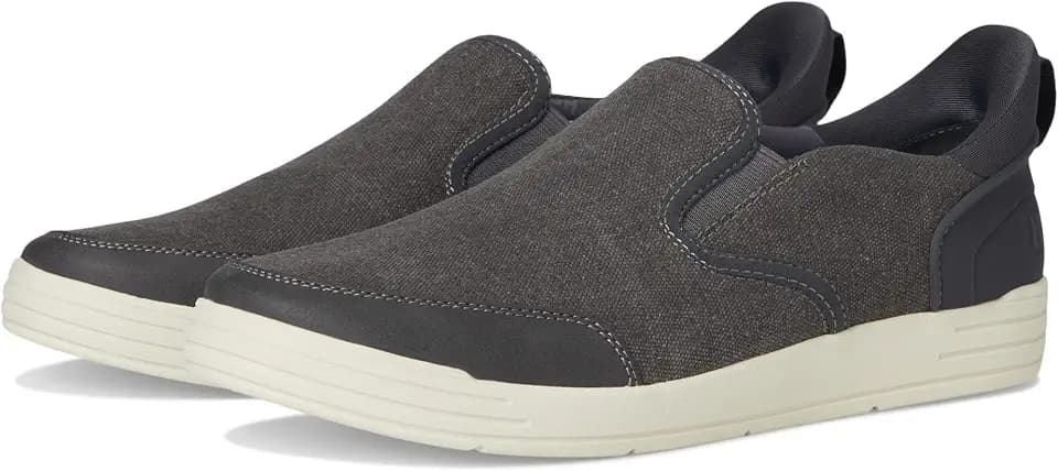 Nunn Bush Kore City Walk Canvas EZ Moc Toe Slip-On Sneakers Easy On and Easy Off
